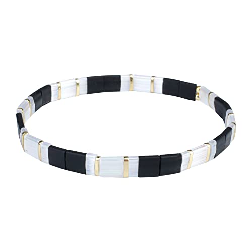 KELITCH Tila Stretch Armbänder Stapelbare Damen Böhmische Freundschaft Armbänder Regenbogen Sommer Schmuck von KELITCH