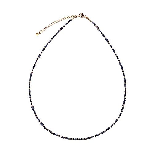 KELITCH Tiny Damen Halsketten Natur Türkis Stein Perlen Halsketten Einzelstrang Halsketten Fashin Schmuck (21B) von KELITCH