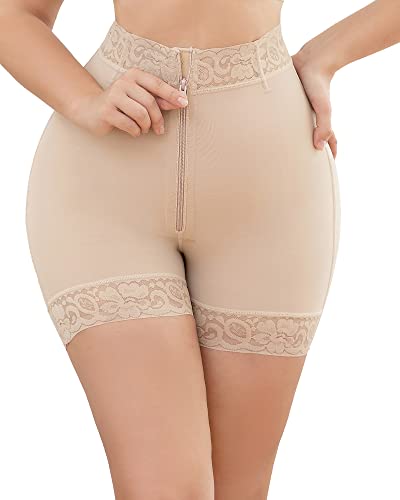KELLYLEE Shapewear für Frauen Bauchkontrolle Hohe Taille Butt Lifter Panties Kompressionsshorts nach der Geburt Unterwäsche Boyshorts, Beige, Large KELLYLEE Shapewear für Frauen Bauchkontrolle Hohe Taille Butt Lifter Panties Kompressionsshorts nach der Geburt Unterwäsche Boyshorts, Beige, Large von KELLYLEE