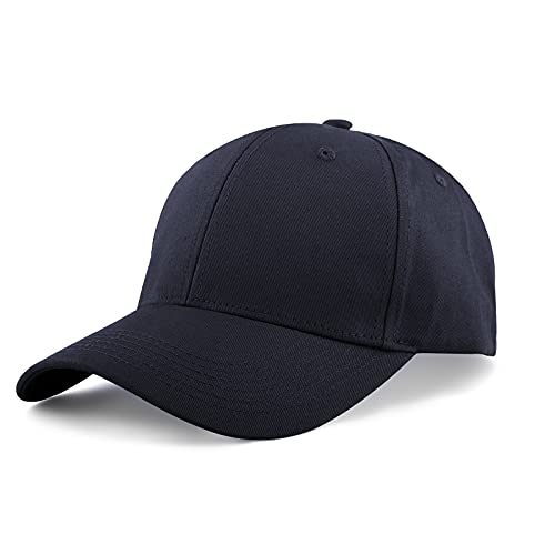KELOYI Baseball Cap Herren Basecap Dunkelblau Verstellbare Kappe Damen Baumwolle Running Kappen Herren von KELOYI