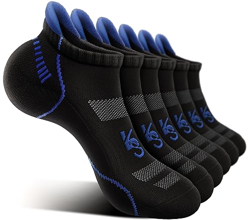 KEMISANT Sneaker Socken 6 Paare, Socken Herren Laufsocken Knöchelsocken Kurzsocken,Fußgewölbestütze Atmungsaktive Anti Schweiß(6Paare,39-42) von KEMISANT