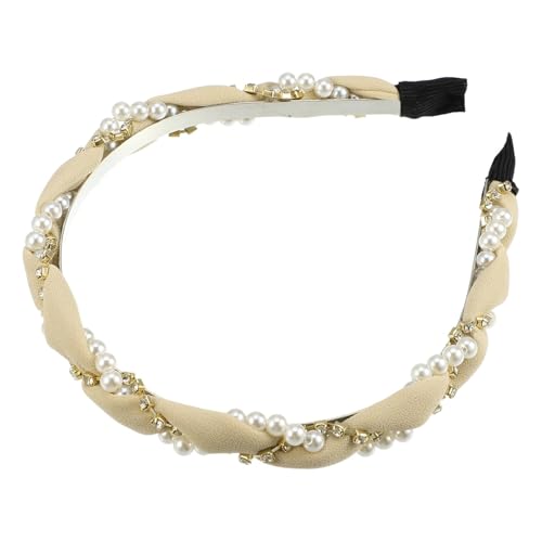 KEMISTER Haarband, Strass-Perlen, Stoff-Stirnband, süßes und schönes Haar-Accessoire, modischer Haarreif für Damen und Mädchen, Kopfschmuck KEMISTER Haarband, Strass-Perlen, Stoff-Stirnband, süßes und schönes Haar-Accessoire, modischer Haarreif für Damen und Mädchen, Kopfschmuck von KEMISTER