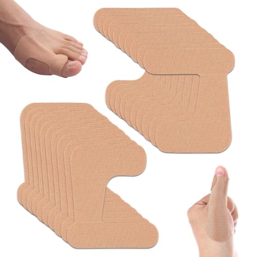 KEMUZ 20 Stück Knietapes Vorgeschnitten Knie, Muskel Patch Knieschoner Mit Perfektem Trage-Komfort, Wasserfestes & Elastisches Physio Tape Für Knieschmerzen Streifen(Beige) von KEMUZ