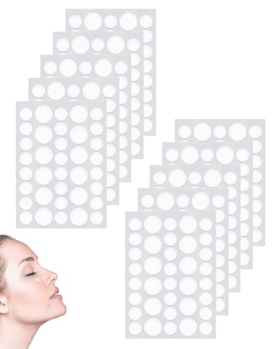 KEMUZ 360 Stück Pimple Patch Hydrokolloid Pflaster Unsichtbare NatüRliche Pickel Patch, Hydrokolloid Akne Patches fürs Gesicht zur Abdeckung, Hautunreinheiten und Akne, geeignet für alle Hauttypen von KEMUZ