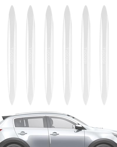 KEMUZ 6 Stück Autotür Kantenschutz, Türkantenschutz Auto Gummi Türkantenschoner Aufkleber Auto, Schützen Antikollisionsschutzstreifen Seitenschutz Auto (Transparent) von KEMUZ