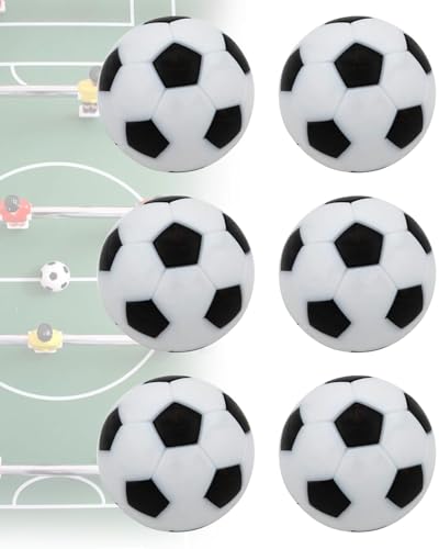 KEMUZ 6 Stück Tischkicker Bälle im Set Kickerbälle Hochwertige leise tischkicker kinder in 23mm für kickertisch Tischfußball & Tischkicker,tischfussball bälle kickertisch kinder tischkicker ball von KEMUZ