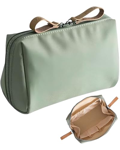 ​KEMUZ Make Up Tasche Kulturbeutel Damen – wasserdichte Kosmetiktasche mit Mehrfachfächern für Reisen, Business & Alltag | Kompakt & Leicht | 1 Stück von KEMUZ