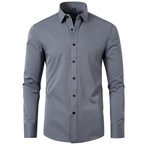 KENAIJING Herren Hemden, Lange Ärmel Freizeit Shirts von KENAIJING