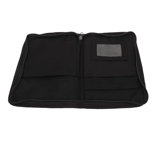 KENANLAN Fahrzeugmappe Dokumentenmappe,Auto Handschuhfach Organizer Mehrzweck Soft Zipper Registrierung Pouch Owner's Manual Wallet Center Console Storage Box Pouch Karten von KENANLAN