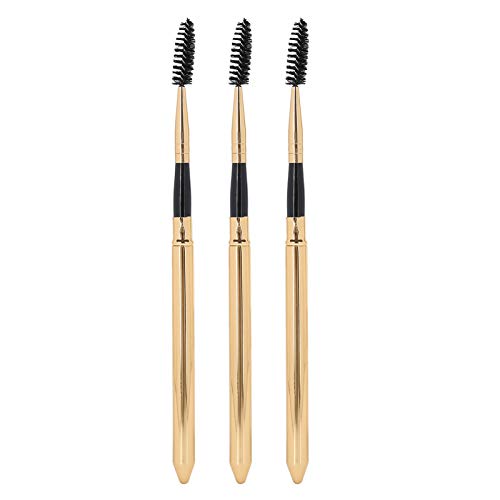 Mascara-Bürsten, 3-teiliges Wimpernbürsten-Set, Wiederverwendbarer Mascara-Applikator, Tragbare Augenbrauen-Make-up-Bürste für Wimpernverlängerung und Augenbrauen von KENANLAN