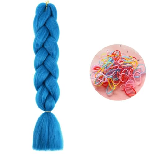 24 Zoll Jumbo Braids Extensions Synthetisches Flechthaar Afro Ombre Farbe Haar für Kinder Zopf A30 24inch 1Stück von KENFHH