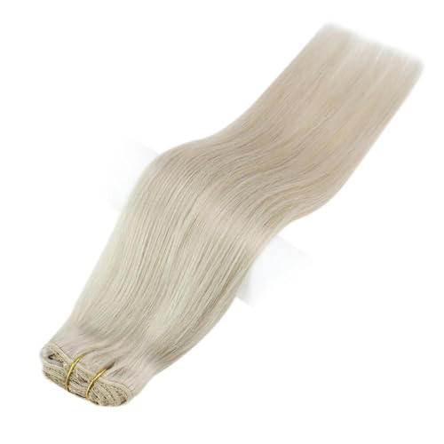 3-teiliges Clip-On-Haarverlängerungsset aus Echthaar, Clip-In-Haarverlängerungen aus Echthaar für Frauen, 1000, 20 Zoll, 100 Gramm, 2 Sets von KENFHH