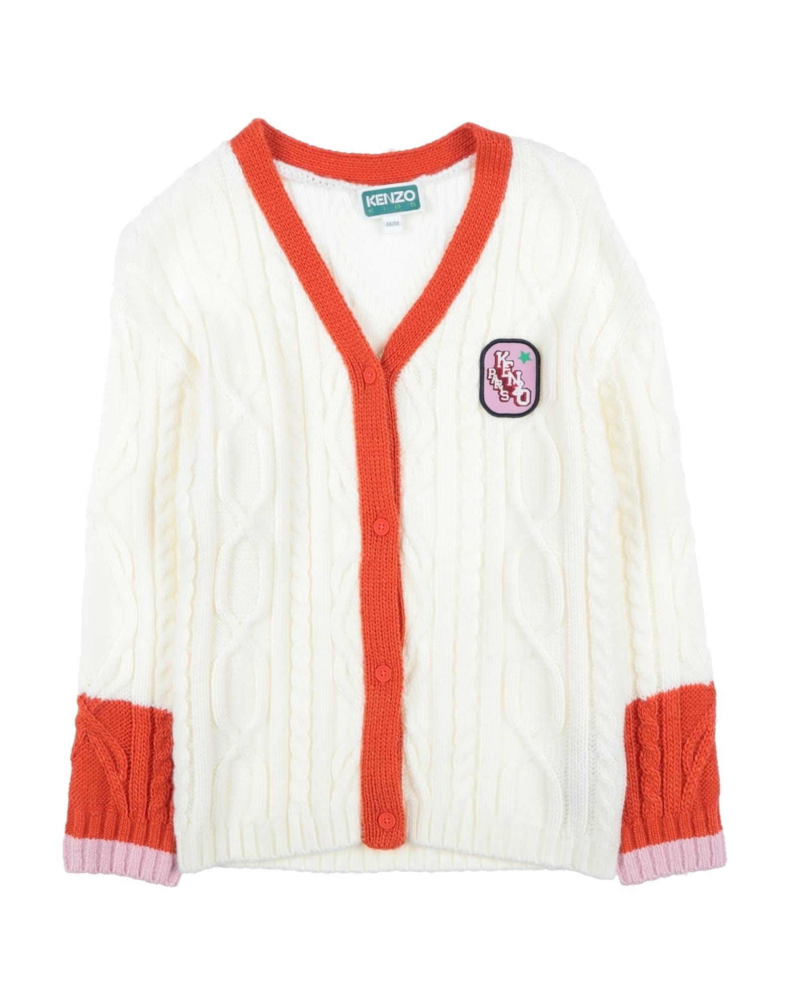 KENZO KIDS Strickjacke Kinder Off white von KENZO KIDS