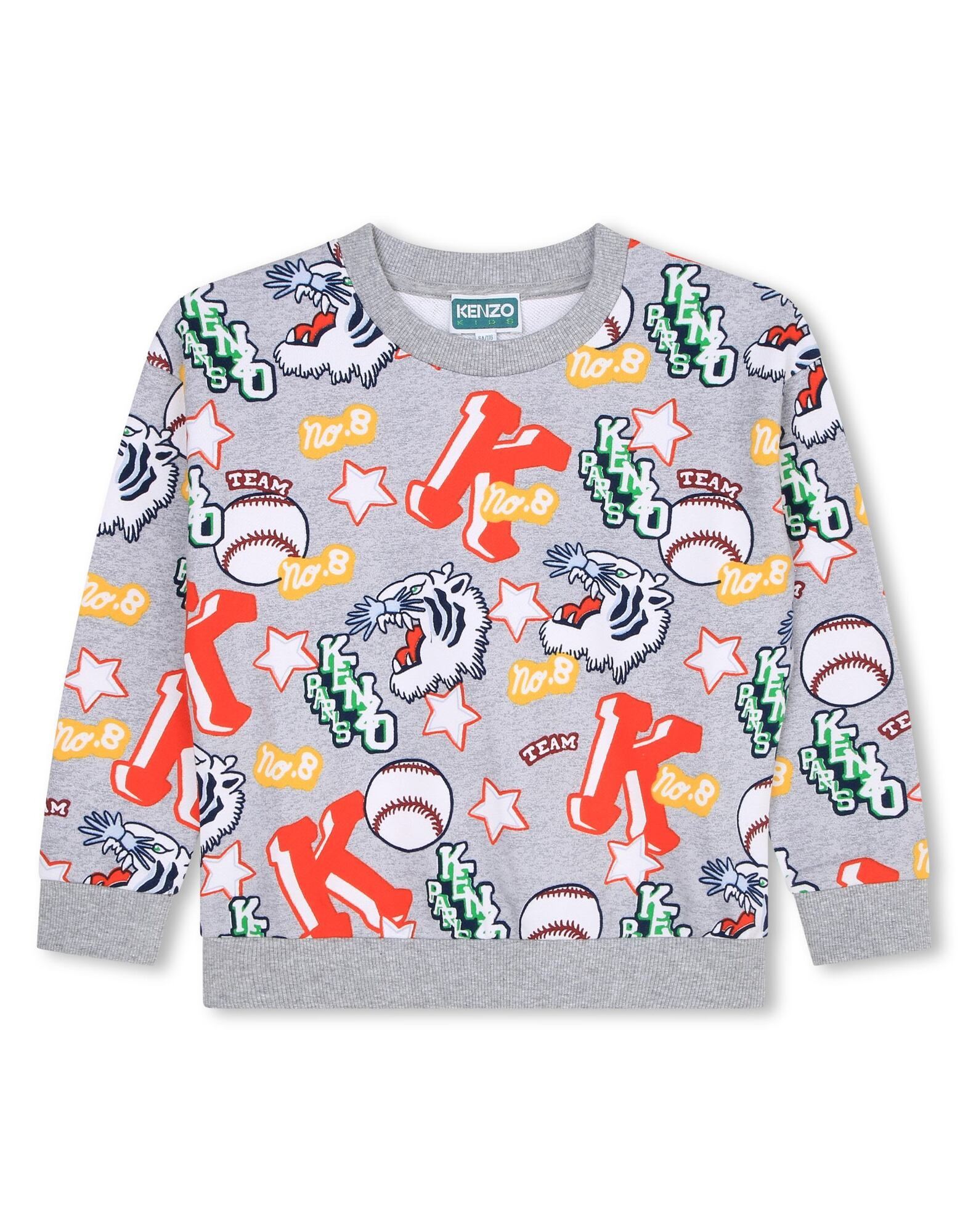 KENZO KIDS Sweatshirt Kinder Grau von KENZO KIDS