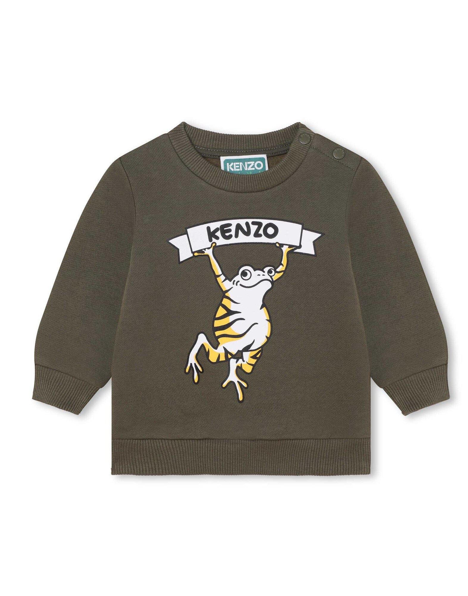 KENZO KIDS Sweatshirt Kinder Militärgrün von KENZO KIDS