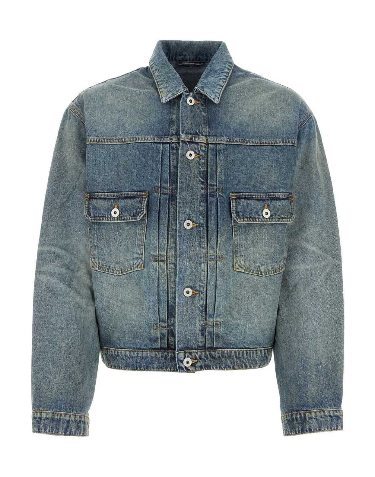 KENZO Jeansjacke/-mantel Herren Taubenblau von KENZO