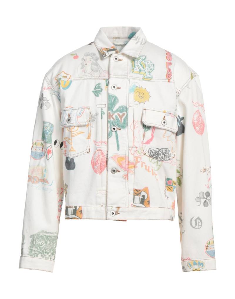 KENZO Jeansjacke/-mantel Herren Weiß KENZO Jeansjacke/-mantel Herren Weiß von KENZO