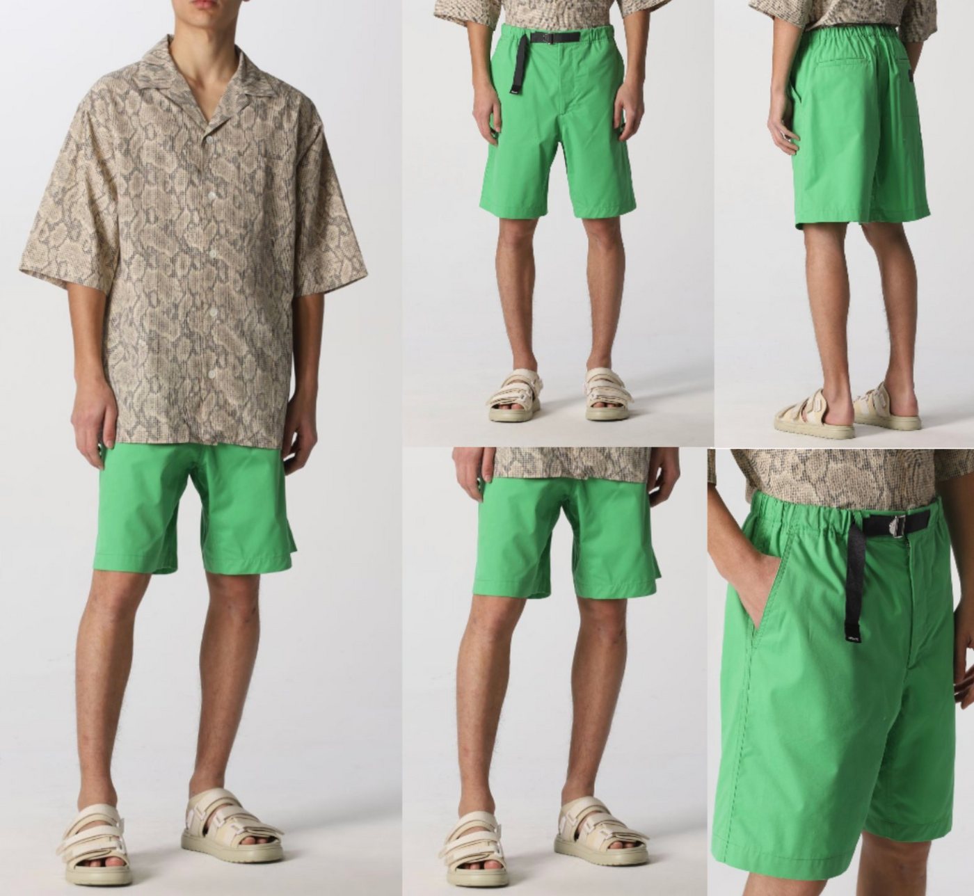 KENZO Shorts KENZO Buckle-Fastened Bermuda Jogging Belted Shorts Hose Pants Trouser von KENZO