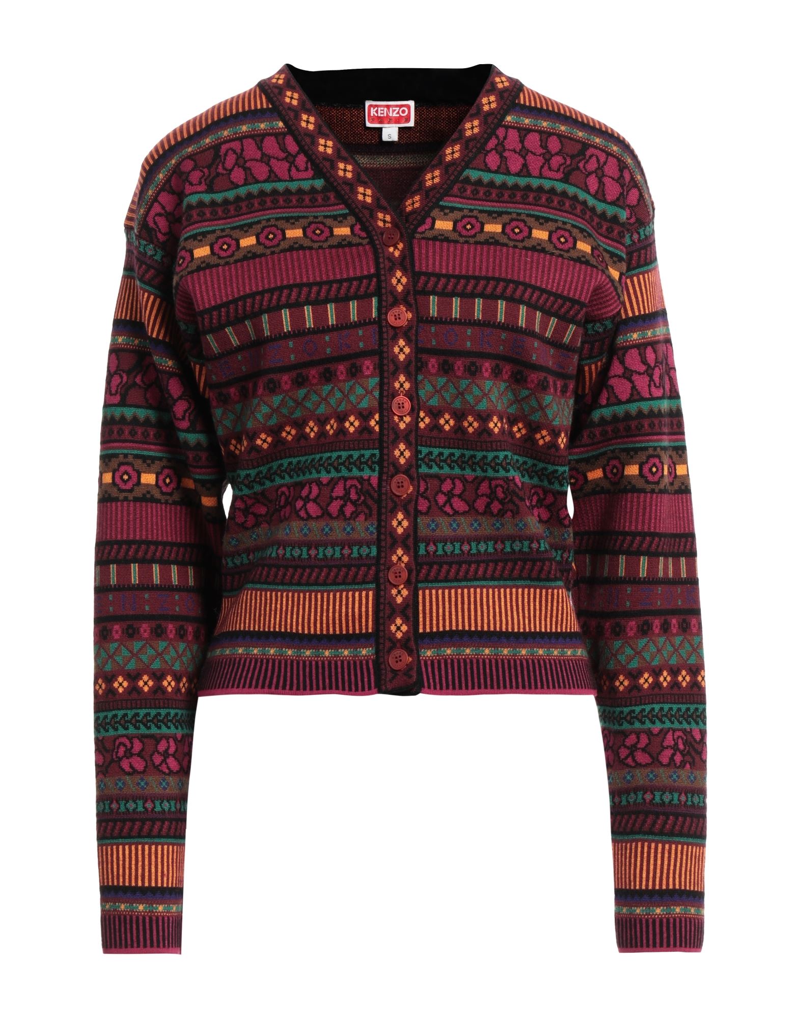 KENZO Strickjacke Damen Purpur KENZO Strickjacke Damen Purpur von KENZO