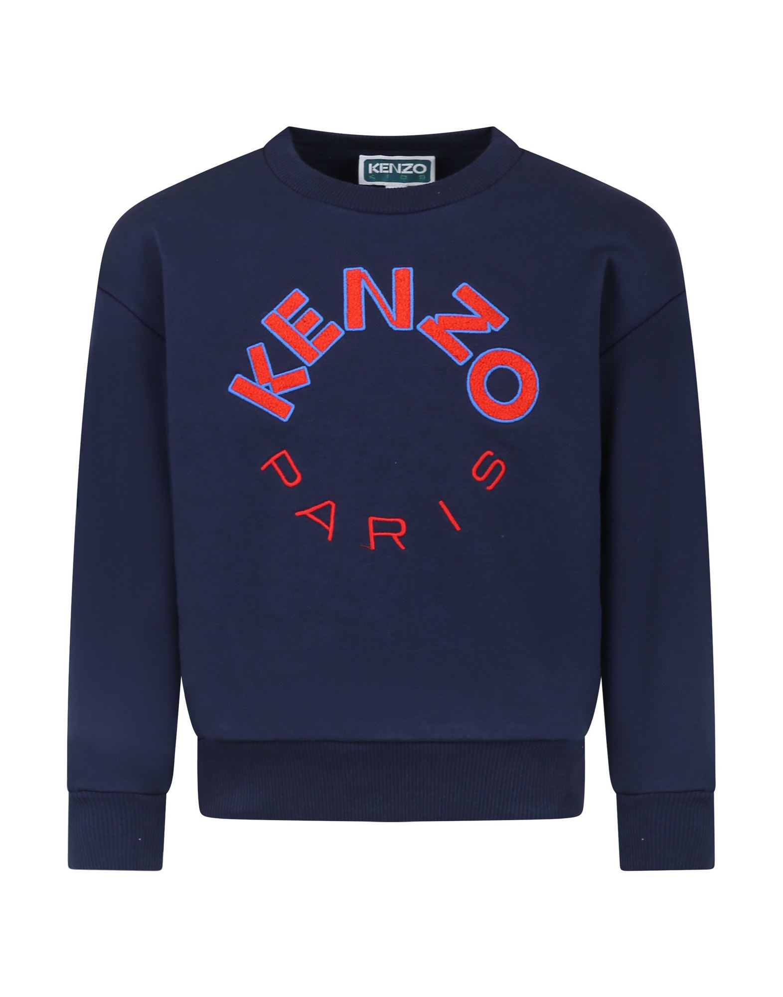 KENZO Sweatshirt Kinder Blau von KENZO