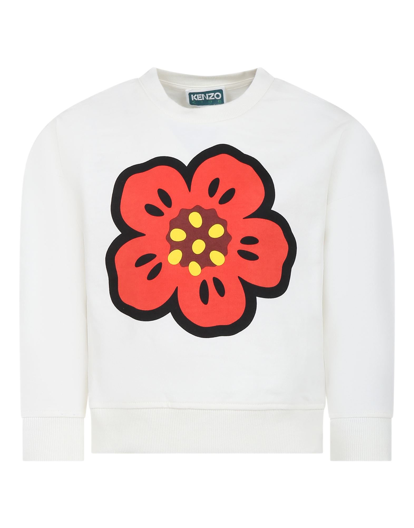 KENZO Sweatshirt Kinder Elfenbein von KENZO