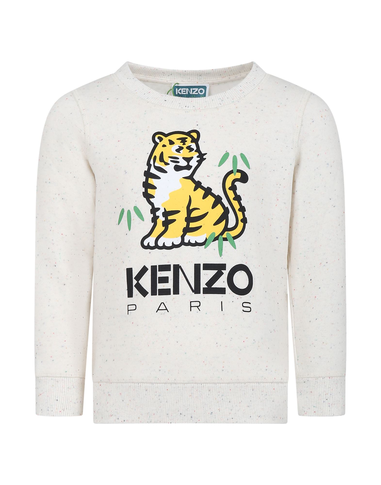 KENZO Sweatshirt Kinder Elfenbein von KENZO