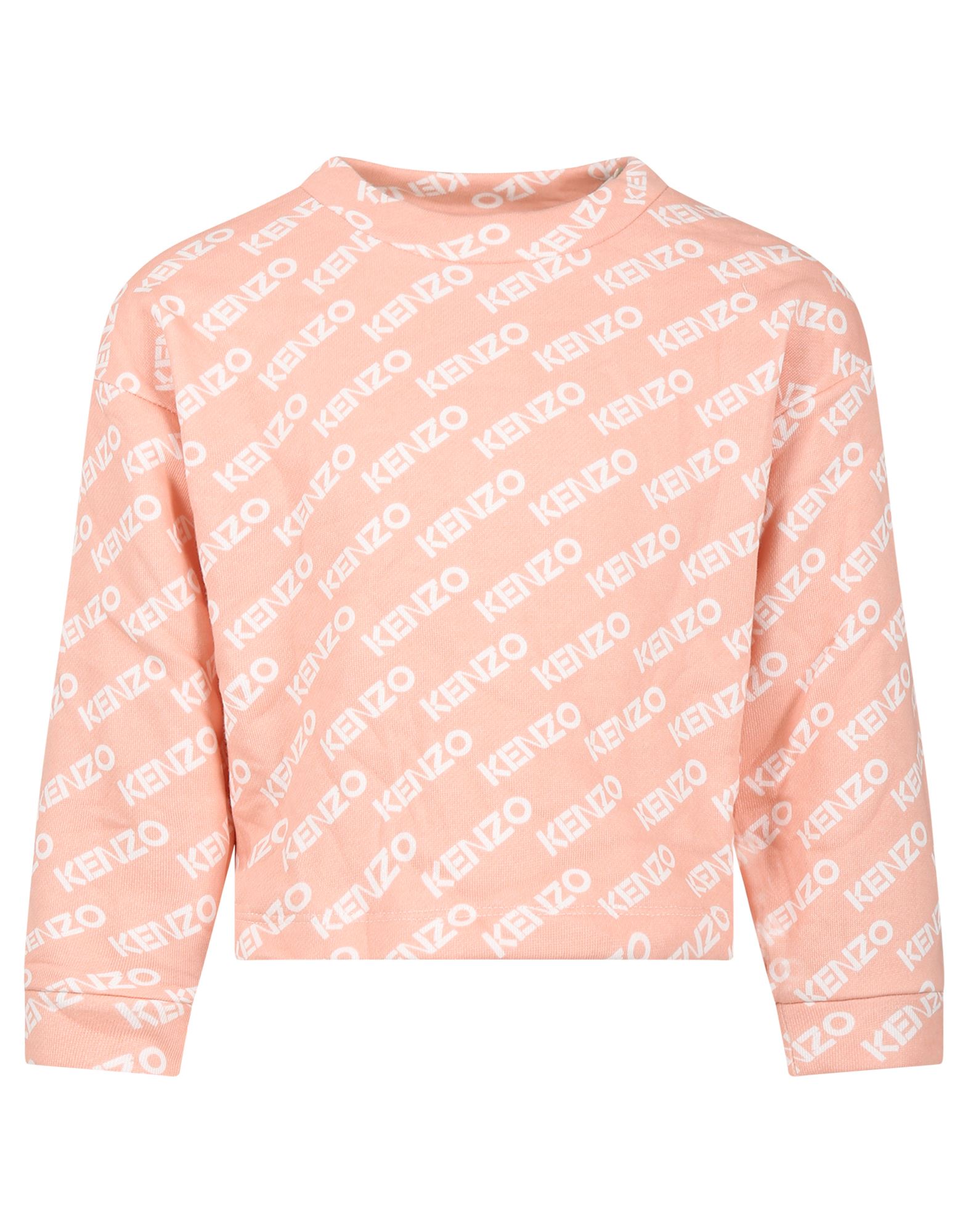 KENZO Sweatshirt Kinder Rosa von KENZO