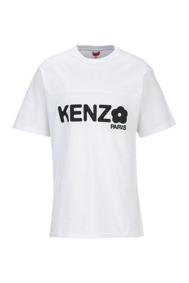 KENZO T-Shirt Oversize 'Boke Flower 2.0' mit Statement-Blumenprint Vorder- & Rückseite von KENZO