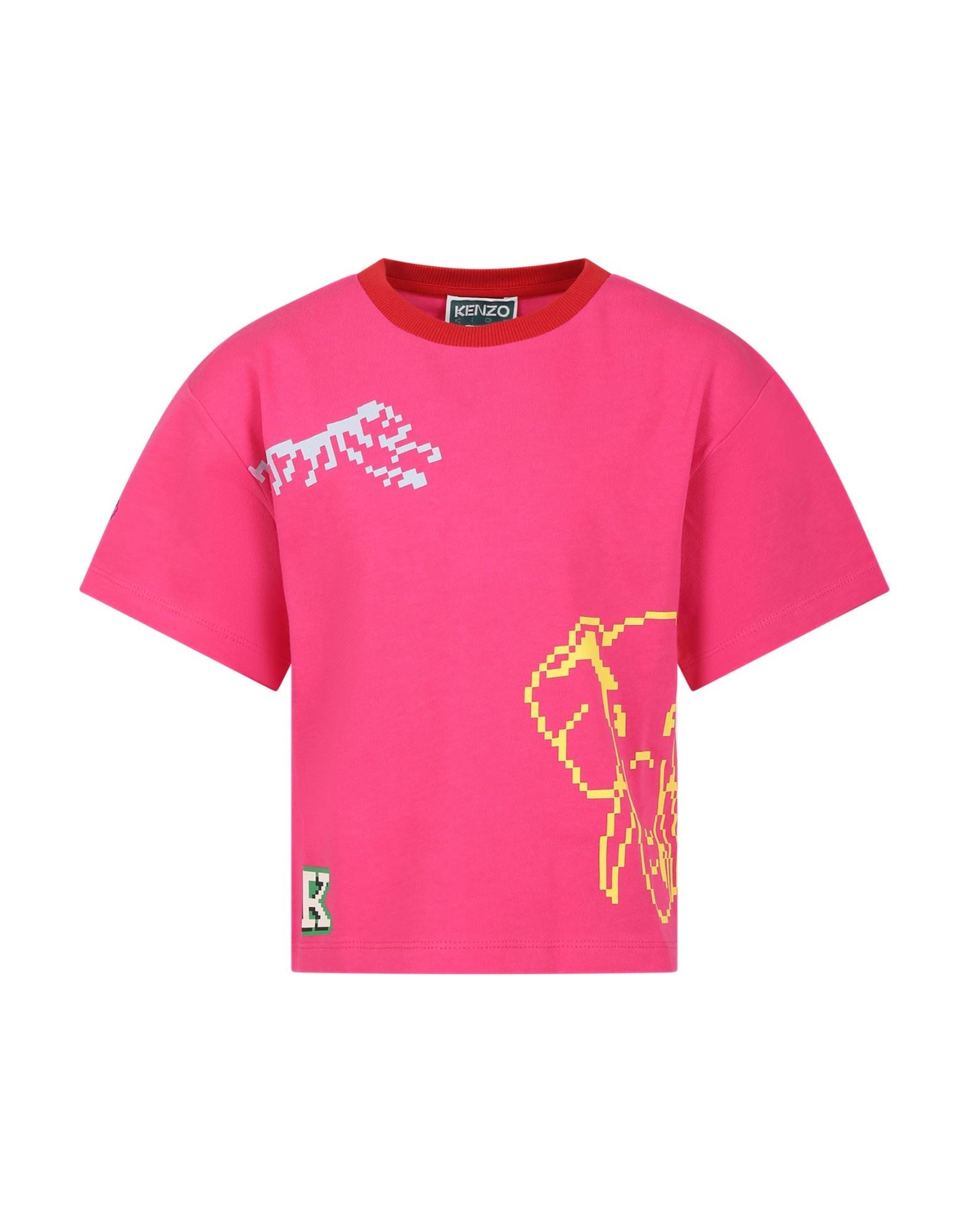 KENZO T-shirts Kinder Fuchsia von KENZO