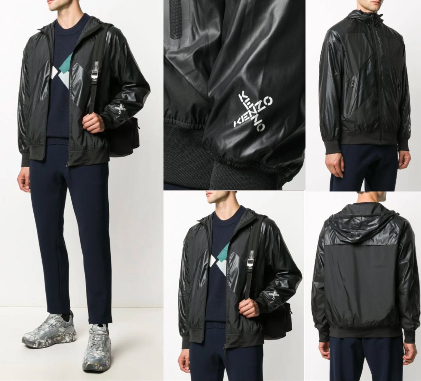 KENZO Winterjacke KENZO LITTLE X Jacket Bomber Hooded Blouson Mantel Coat Parka Hoodie J von KENZO