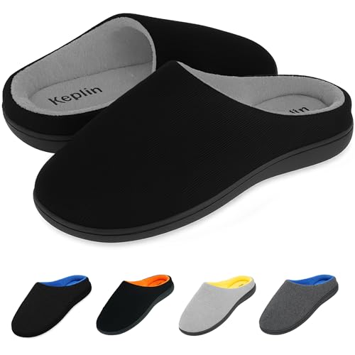 KEPLIN Unisex 1 Hausschuh, schwarz grau, 44.5 EU von KEPLIN