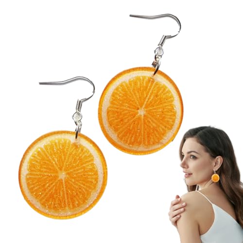 KEQAR 1 pare Früchte Ohrringe Frucht-ohr-bolzen Lustige Nette Ohrringe Lemon Drops Baumeln Frauen von KEQAR