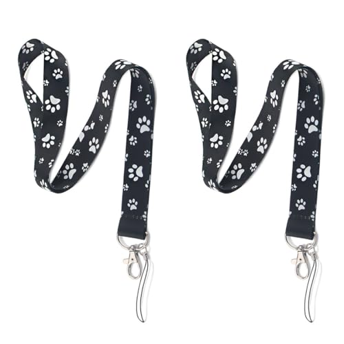 KEQAR 2 Stück Schlüsselband Lanyard 47cm Ausweishülle Bunt Nylon Umhängeband Schlüsselbänder mit Abnehmbarer Schnalle für Schlüssel Ausweishüllen Arbeitskarte KEQAR 2 Stück Schlüsselband Lanyard 47cm Ausweishülle Bunt Nylon Umhängeband Schlüsselbänder mit Abnehmbarer Schnalle für Schlüssel Ausweishüllen Arbeitskarte von KEQAR