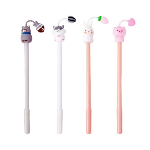 KEQAR 4 Kugelschreiber Tier 0,5 mm – schwarz, für zu Hause, Büro, Schule KEQAR 4 Kugelschreiber Tier 0,5 mm – schwarz, für zu Hause, Büro, Schule von KEQAR