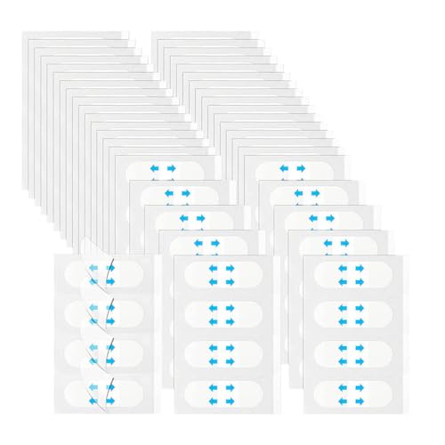 KEQAR 80 Stück Facelifting Aufklebers, Unsichtbare Facelifting Tape für V-Form Gesicht, Lift Gesicht Aufkleber, Verbergen von Gesichtsfalten, Lifting Schlaffe Haut, Make-up-Facelifting-Tools von KEQAR