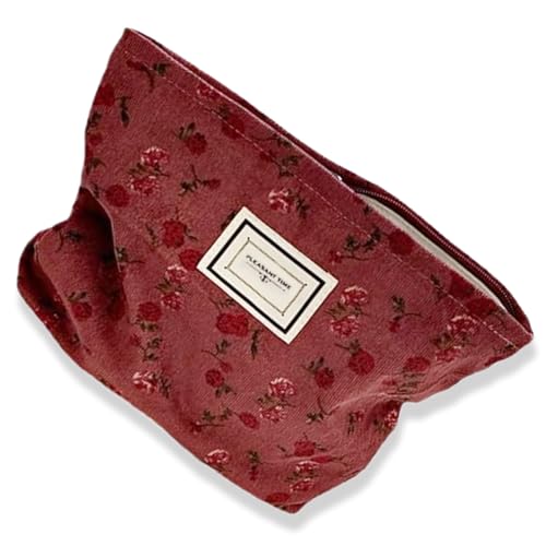 KEQAR Kulturtasche Kosmetiktasche Multifunktionaler, Groß Kapazität Waschtasche Reisen Kulturbeutel Schminktasche Taschen Organizer (Cord) von KEQAR