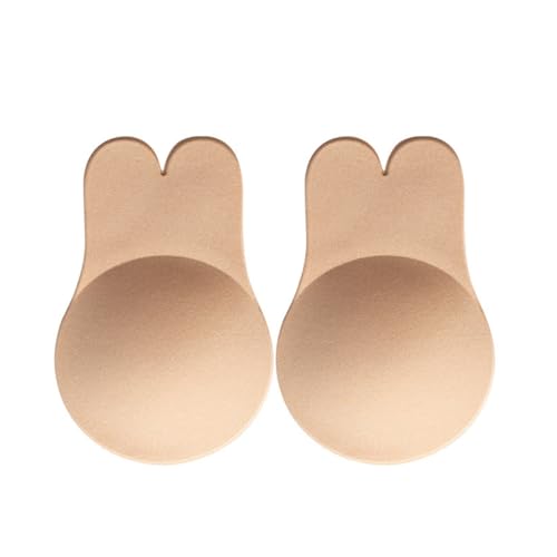 KEQAR Wiederverwendbare Klebe BH Push up Sticky Bra Unsichtbar Trägerlos Rückenfrei Ohne Träger für Große und Kleine Brüste Brautkleid Damen Rückenfreies Kleid von KEQAR
