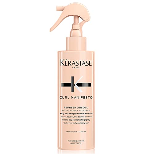 Kérastase Erfrischendes Trockenshampoo für jedes Haar, Für Geschmeidigkeit und Glanz, Refresh Absolu Spray, Curl Manifesto, 190 ml von KERASTASE