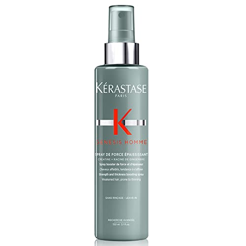 Kérastase Spray de Force Épaississant, Volumenspendendes Stylingspray für geschwächtes und ausgedünntes Haar, Genesis Homme, 150 ml von KERASTASE