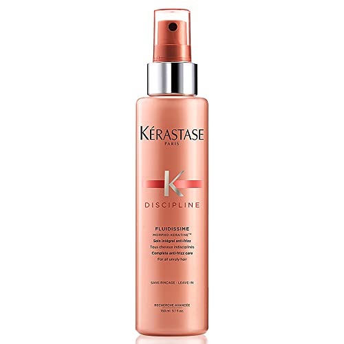 Kérastase | Hitzeschutz für widerspenstiges und strapaziertes Haar, Für Glanz und mit Anti-Frizz Effekt, Fluidissime Spray, Discipline, 150 ml von KERASTASE