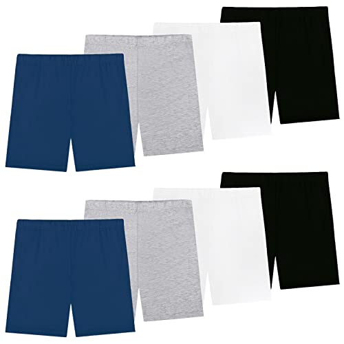 KEREDA Kurze Hose Mädchen Radlerhose Kurze Leggings Shorts Kinder Boxershorts Sport 2-10 Jahre 8 Paar, B 4-5 Jahre von KEREDA