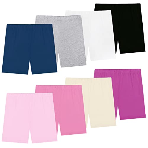 KEREDA Kurze Hose Mädchen Radlerhose Kinder Kurze Leggings Shorts Hosen Sommerhose Sport Boxershorts 2-10 Jahre 8er-Pack 2-3 Jahre E von KEREDA