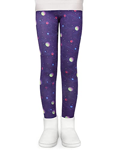 KEREDA Mädchen Leggings Thermo Gefüttert Warme Winter Dicke,H,EU 122-128,Manufacturer 130 von KEREDA