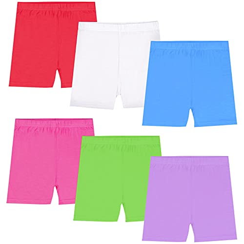 KEREDA Radlerhose Mädchen Kinder Kurze Hose Shorts Kurze Leggings Cycling Panty 2-10 Jahre 6 Paar, D 2-3 Jahre von KEREDA