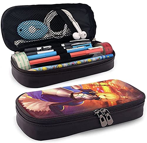 Fate Stay Night Caution Federmappe aus Leder, große Kapazität, Stiftemarker-Halter, Beutel, große Aufbewahrung, Schreibwaren-Organizer für Büro und Schule Fate Stay Night Caution Federmappe aus Leder, große Kapazität, Stiftemarker-Halter, Beutel, große Aufbewahrung, Schreibwaren-Organizer für Büro und Schule von KEROTA