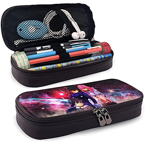 The Franx-X Leder-Federmäppchen, großes Fassungsvermögen, Stiftemarker-Halter, Beutelbox, große Aufbewahrung, Schreibwaren-Organizer mit Reißverschluss für Büro The Franx-X Leder-Federmäppchen, großes Fassungsvermögen, Stiftemarker-Halter, Beutelbox, große Aufbewahrung, Schreibwaren-Organizer mit Reißverschluss für Büro von KEROTA