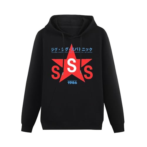KESIHANXIANGUO Sigue Sigue Sputnik 1986 Unisex Hooded Printed Pullover Hoodies Mens Black Sweatshirts XL KESIHANXIANGUO Sigue Sigue Sputnik 1986 Unisex Hooded Printed Pullover Hoodies Mens Black Sweatshirts XL von KESIHANXIANGUO