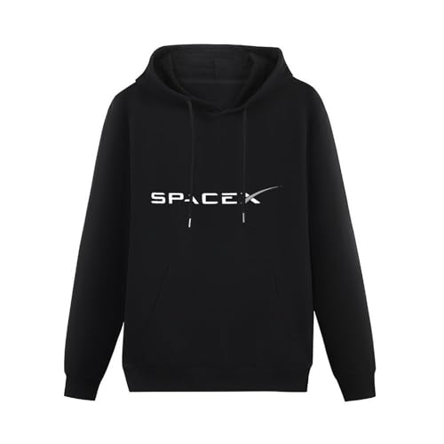 KESIHANXIANGUO SpaceX Unisex Hooded Printed Pullover Hoodies Mens Black Sweatshirts L KESIHANXIANGUO SpaceX Unisex Hooded Printed Pullover Hoodies Mens Black Sweatshirts L von KESIHANXIANGUO