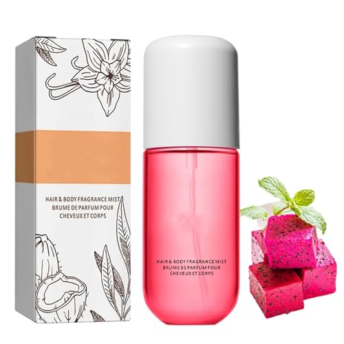 KESKPAMH Vanille-Kokos-Parfüm, langanhaltendes Vanille-Hautöl, Vanille-Körper- und Haarduftnebel, langanhaltender Vanille-Haut-Körpernebel von KESKPAMH