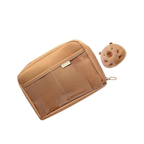 KESOTO Capybara Stifttasche, Organizer für Schreibwaren, Tragbare Federmappe für Kinder Und Jugendliche, Style B von KESOTO